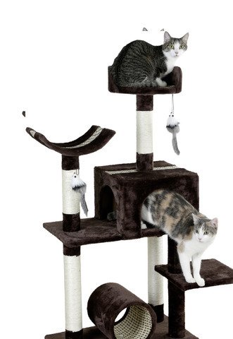 kerbl-safari-big-arbre-chat-brun-fonc-122-cm image 4