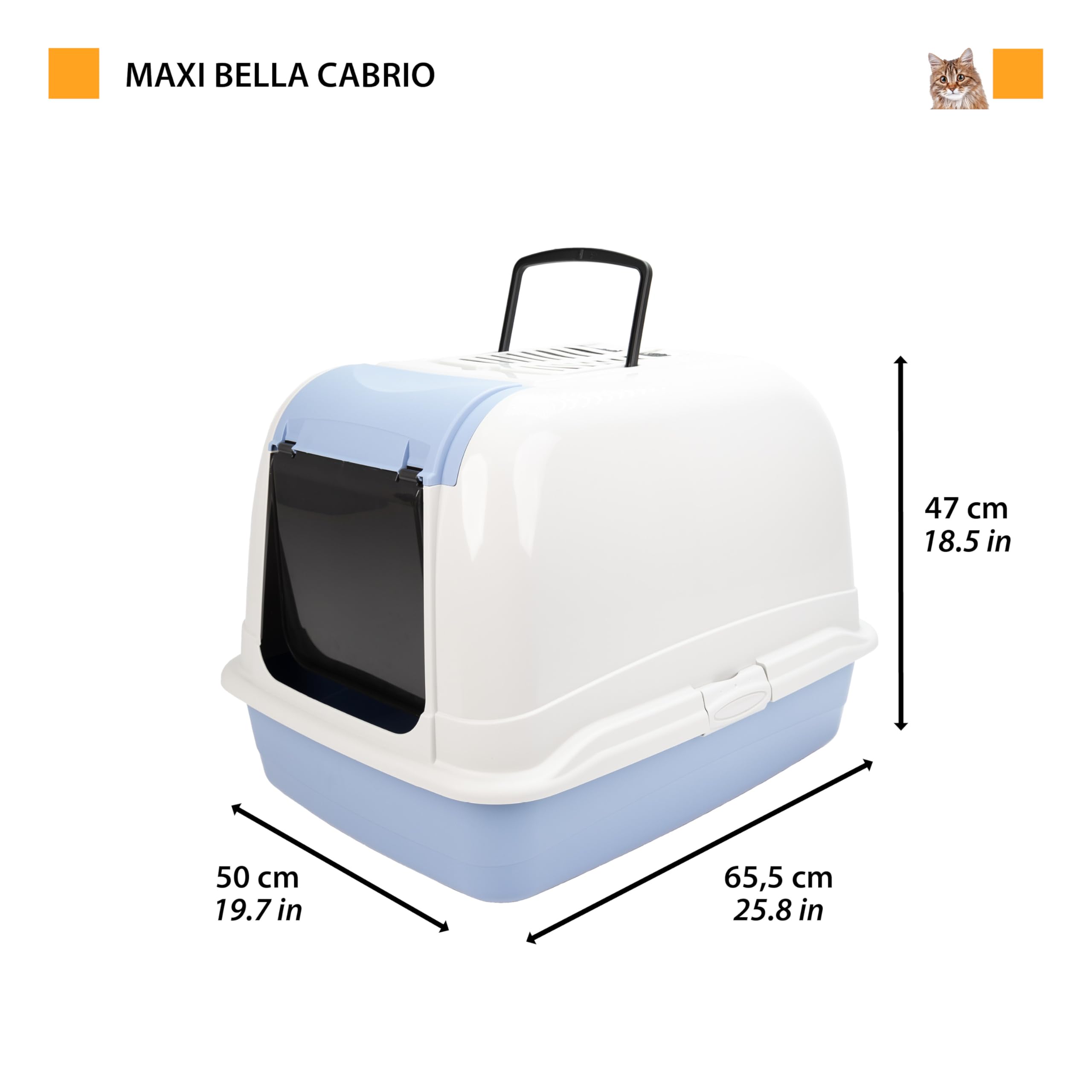 ferplast-maxi-bellacabrio-maison-de-toilette-ferm-e-pour-grand-chat-avec-filtre- image 3