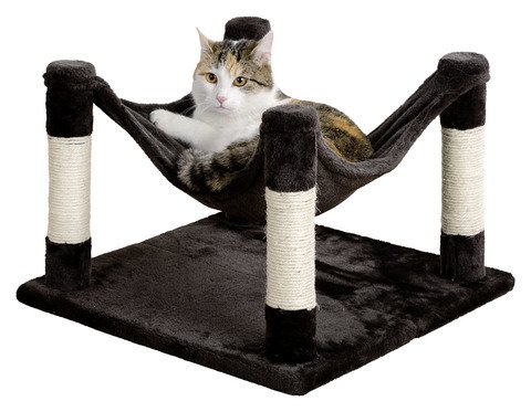 kerbl-pet-samira-hamac-pour-chat-anthracite-49x49x32-cm image 3