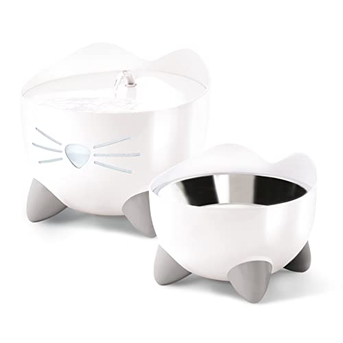catit-pixi-gamelle-ergonomique-sur-lev-e-pour-chat-blanc-200-ml image 8