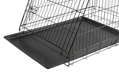 kerbl-cage-de-transport-3-portes-pour-chien-noir-76-x-54-x-64-cm image 8