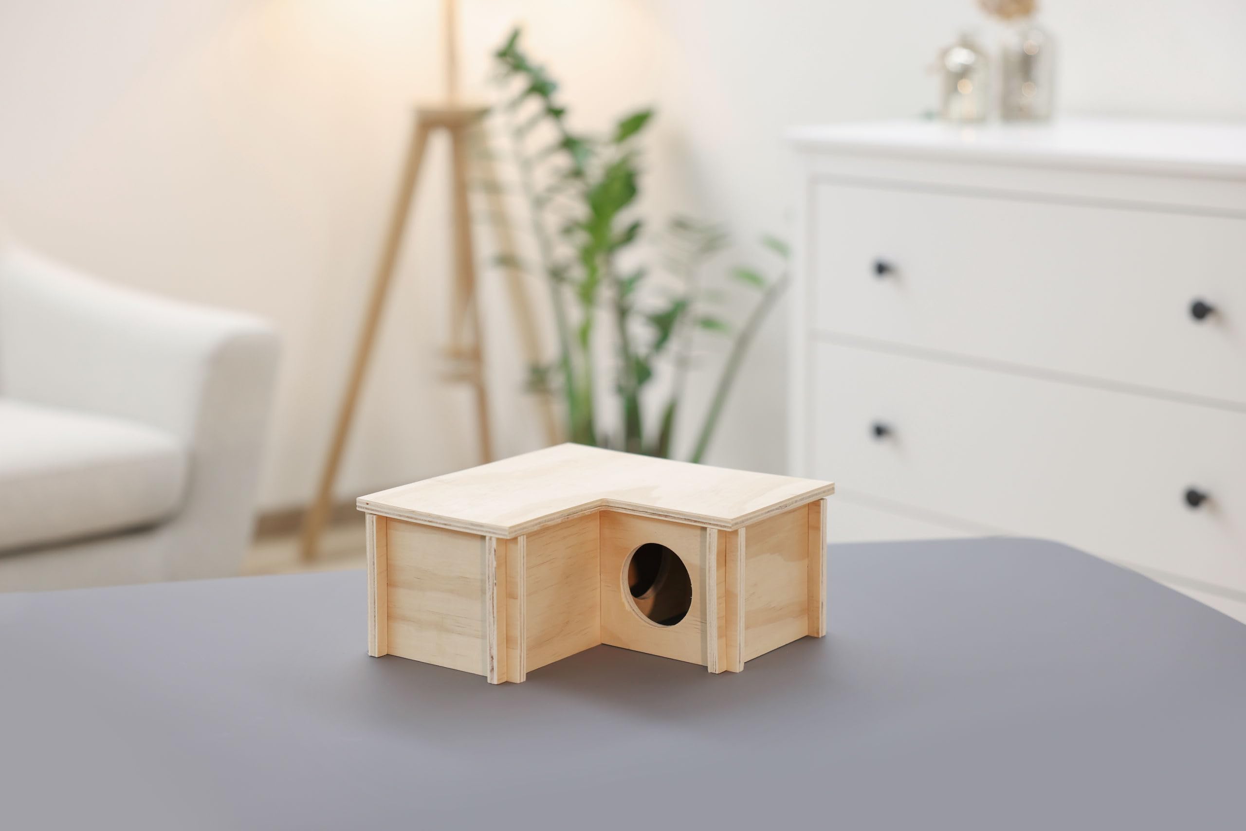 kerbl-pet-maison-pour-hamsters-24-x-24-x-11-cm-bois-3-chambres image 3