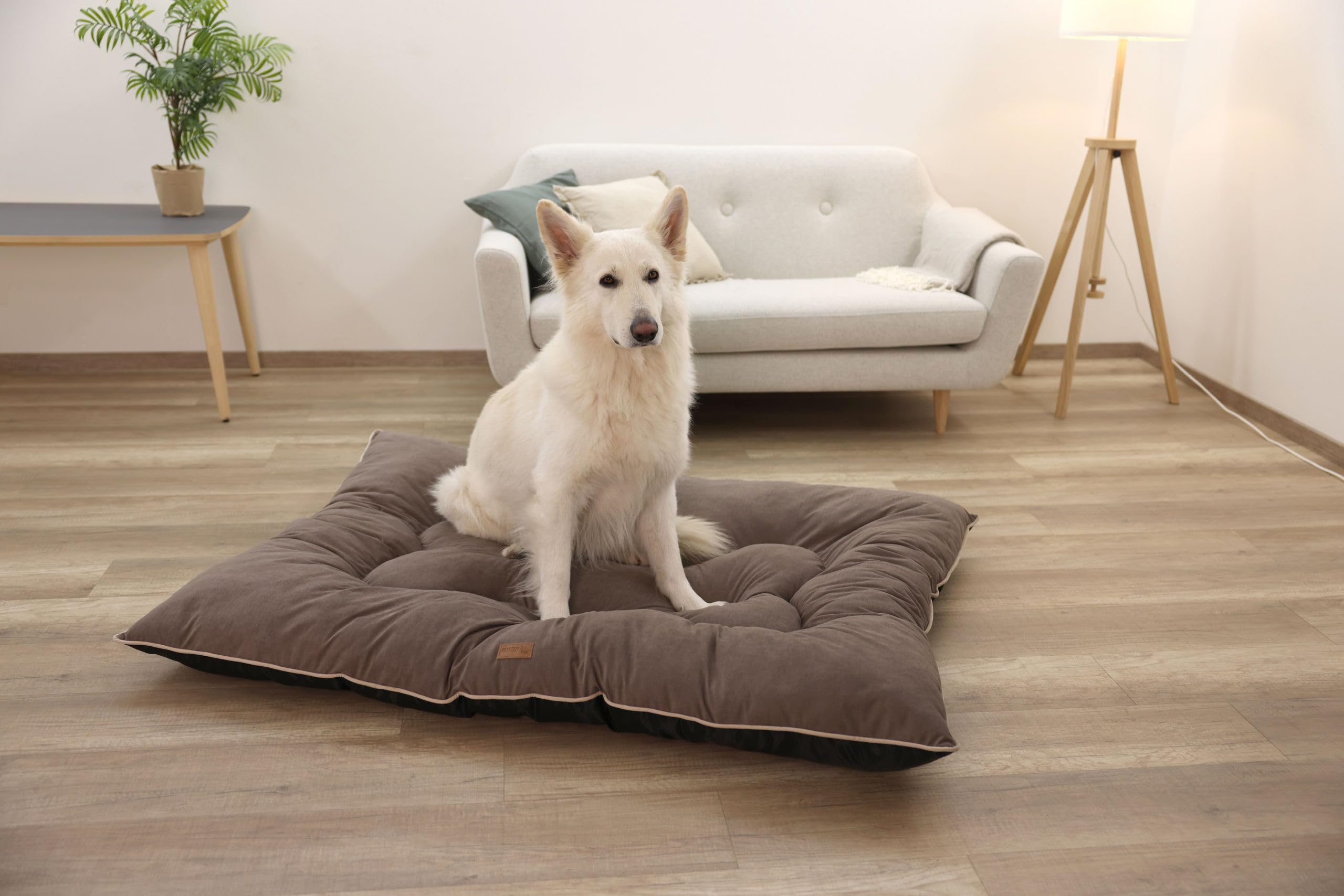 kerbl-coussin-benno-marron-80-x-60-cm-en-chenille image 4