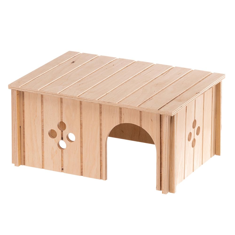ferplast-maison-en-bois-pour-lapins-cochons-d-inde-et-hamsters-sin-4646-bois-cer image 4