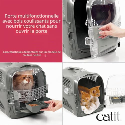 catit-cage-de-transport-cabrio-pour-chat-rouge-cerise image 8