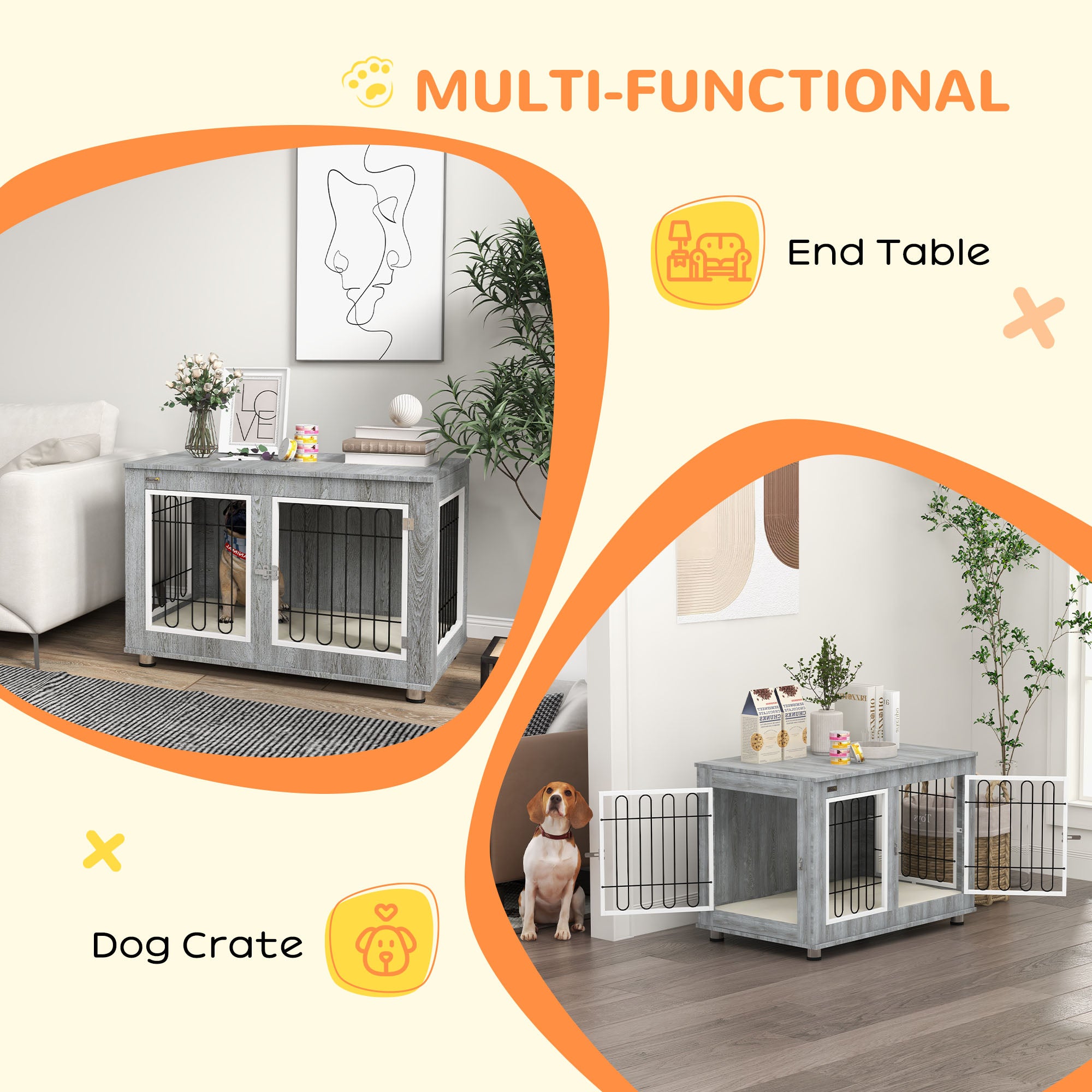 pawhut-niche-d-int-rieur-table-d-appoint-avec-coussin-pour-grands-chiens-gris image 7