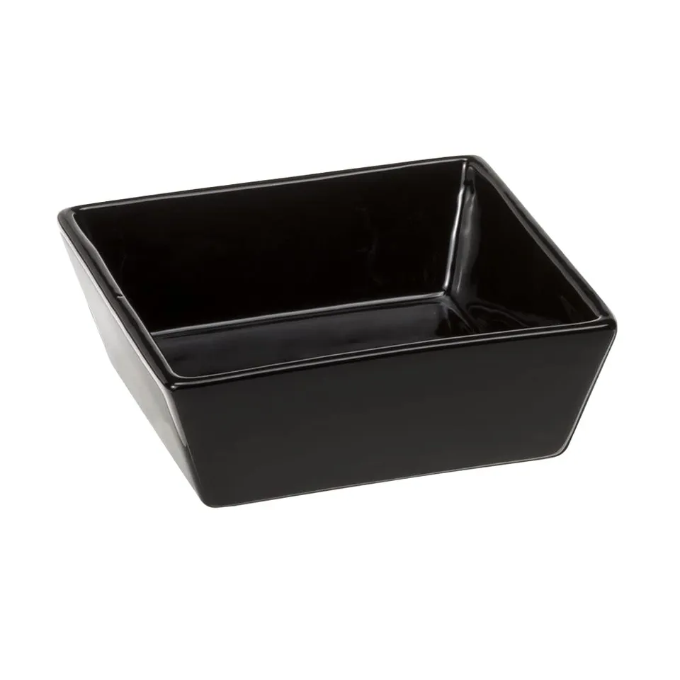 ferplast-altair-14-bol-en-c-ramique-pour-chat-et-chien-0-5-l-noir-14-x-14-x-5-cm image 1