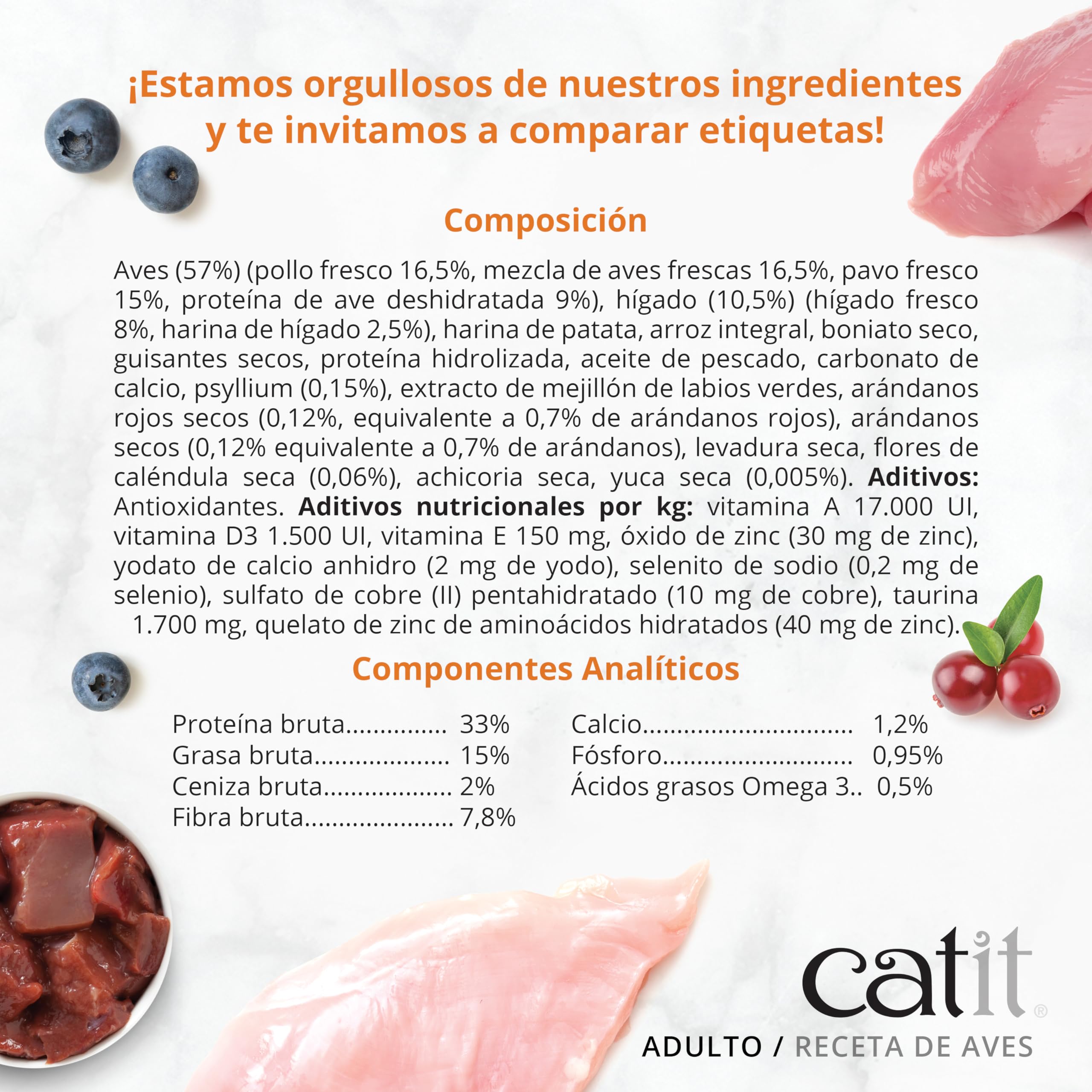 catit-recipes-adulte-oiseaux-400-g-croquettes-chat image 5