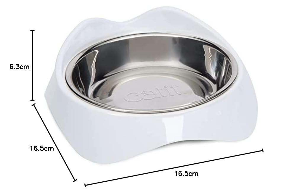 catit-pixi-gamelle-simple-blanche-200-ml image 7
