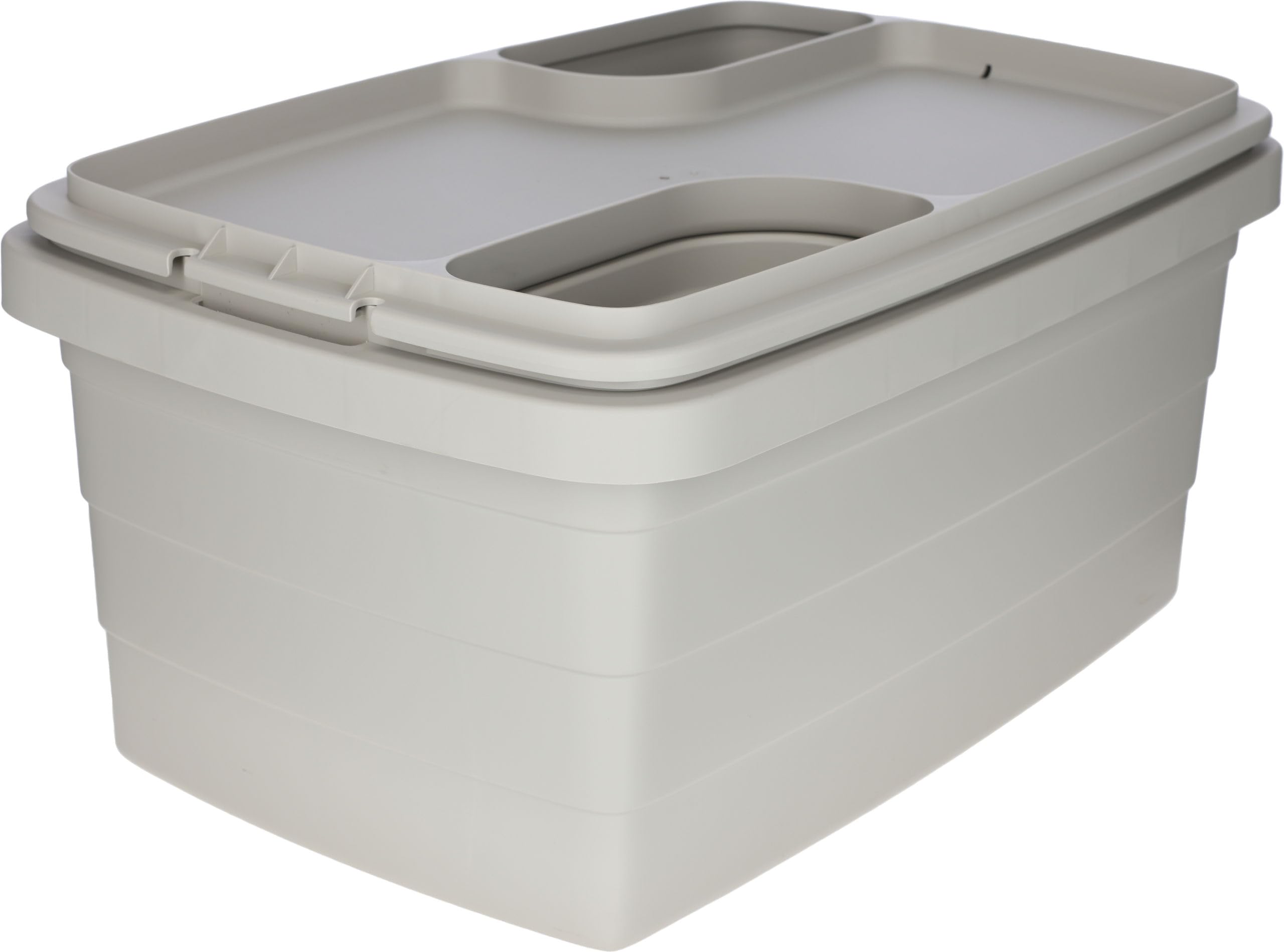 kerbl-bunny-base-gris-orange-58-x-38-5-x-55-cm-clapier-terrier-cage-de-transport image 8
