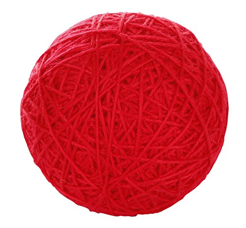 kerbl-pet-balle-de-jeu-laine-rouge-pour-chat-10-cm-avec-hochet image 5