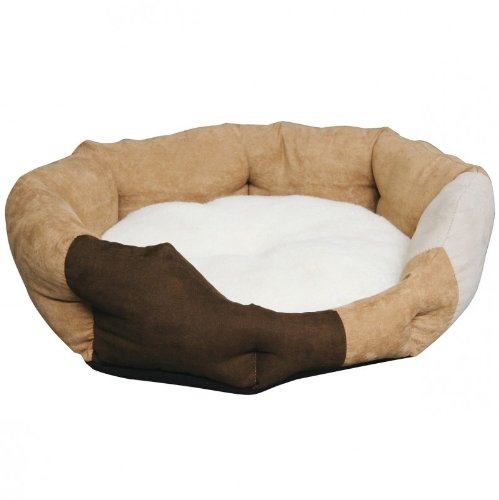 kerbl-amy-45-x-41-cm-lit-douillet-pour-chien-et-chat-marron-beige image 6