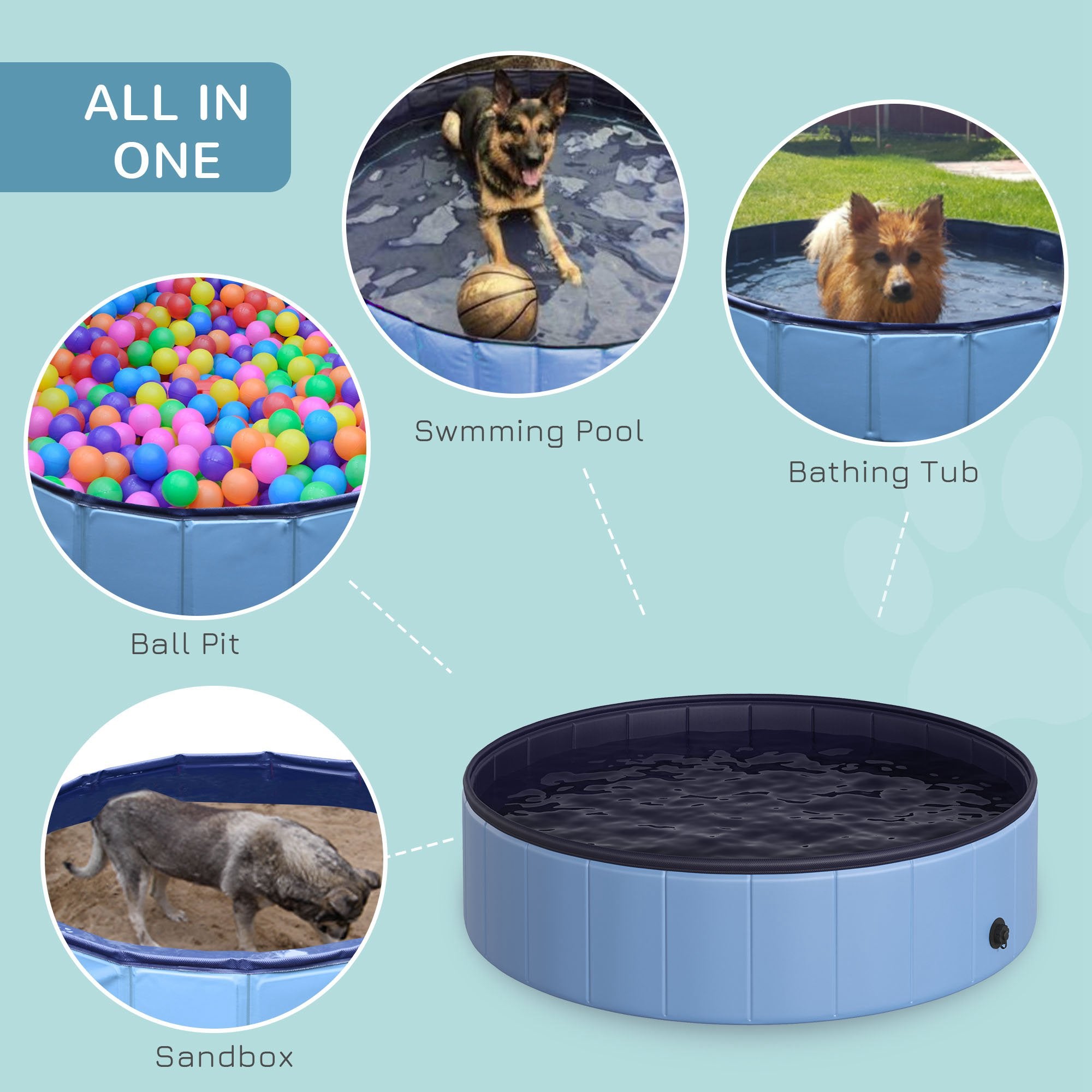 pawhut-piscine-pliable-pour-chien-antid-rapante-120-x-30-cm-bleue image 6