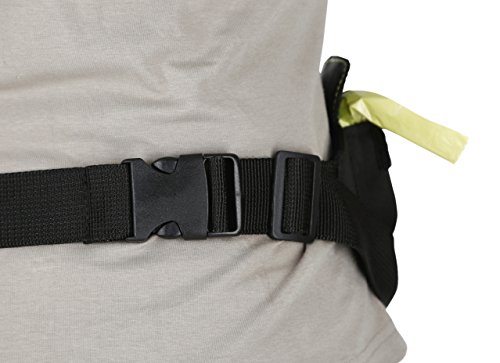 kerbl-active-sac-banane-entra-nement-chien-noir-jaune-ceinture-70-120-cm image 6