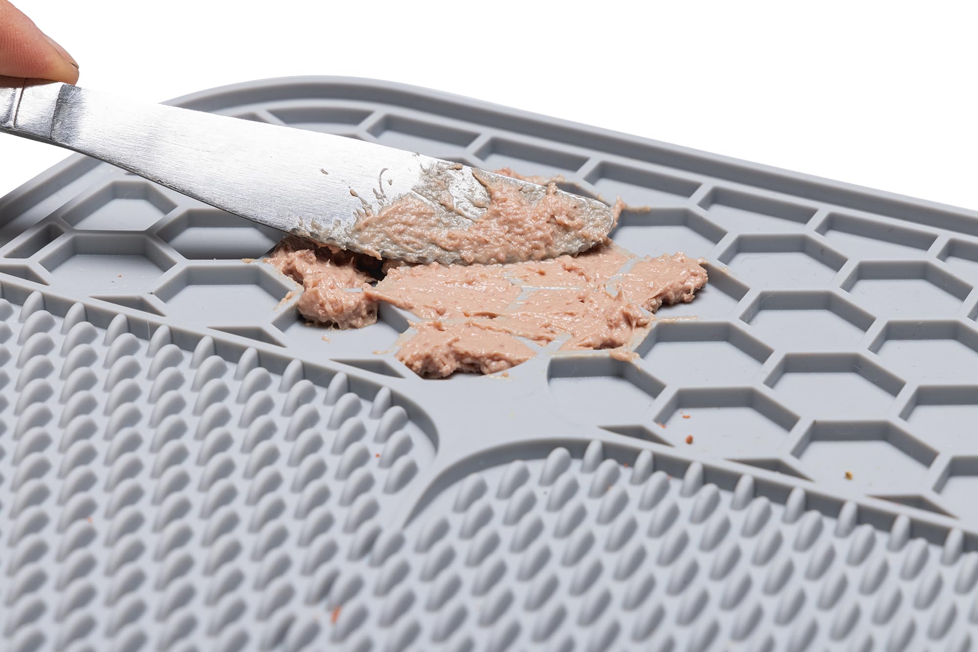karlie-ava-tapis-anti-glouton-en-silicone-gris-20-x-20-x-1-cm image 7
