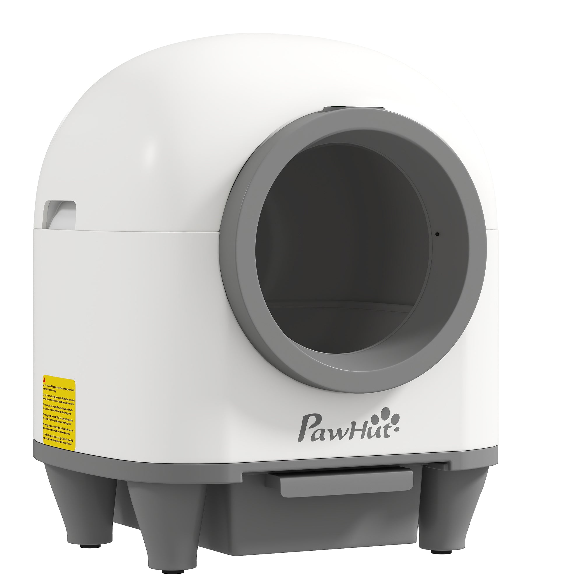 pawhut-bac-liti-re-auto-nettoyant-80l-connect-avec-contr-le-app-multi-chats image 2