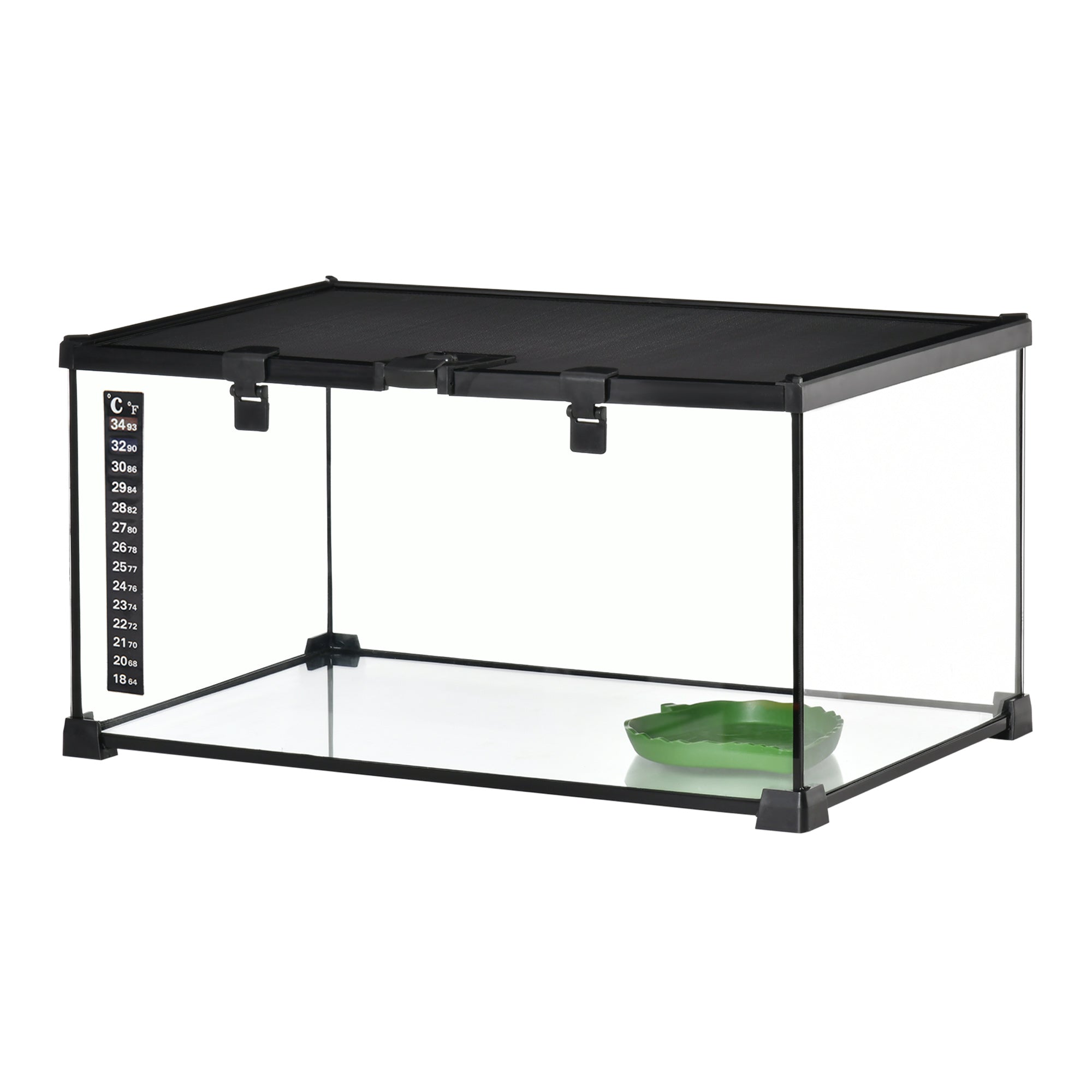 pawhut-terrarium-reptile-en-verre-50-x-30-x-25-cm-avec-thermom-tre-moyen image 2