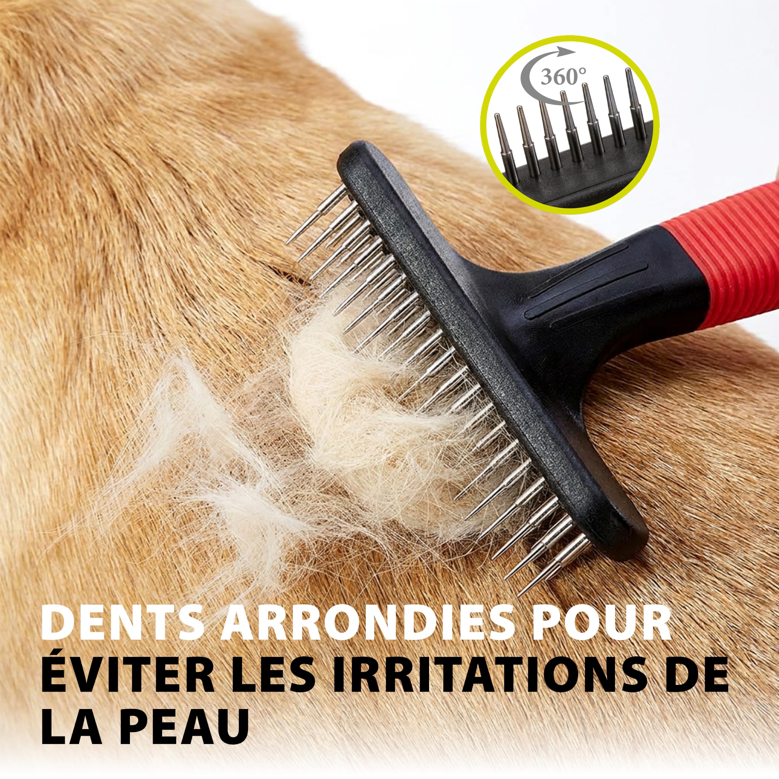 ferplast-gro-5874-peigne-r-teau-double-rang-e-pour-chiens-et-chats-poils-moyens- image 4