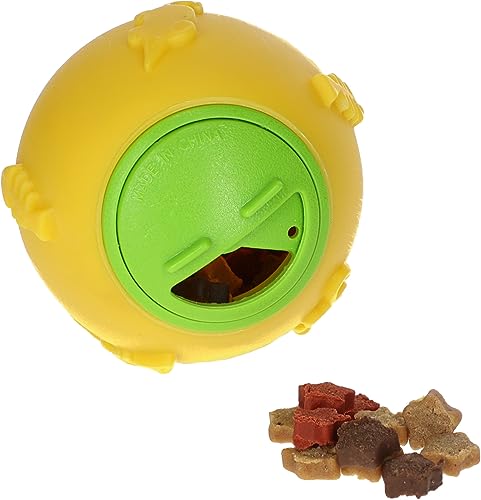 kerbl-balle-snack-pour-chats-7-5-cm-jaune-jouet-distributeur-de-friandises image 7