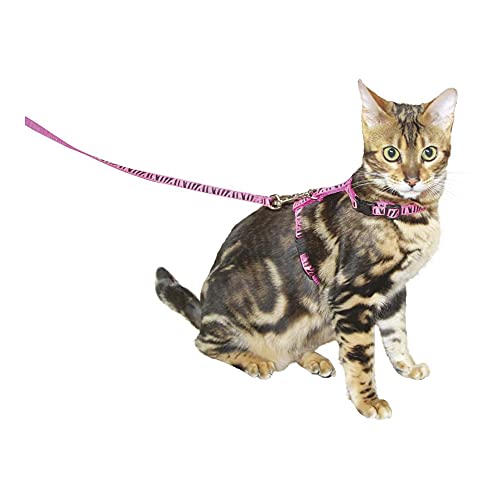 kerbl-ensemble-harnais-laisse-pour-chat-rose-120-cm image 5