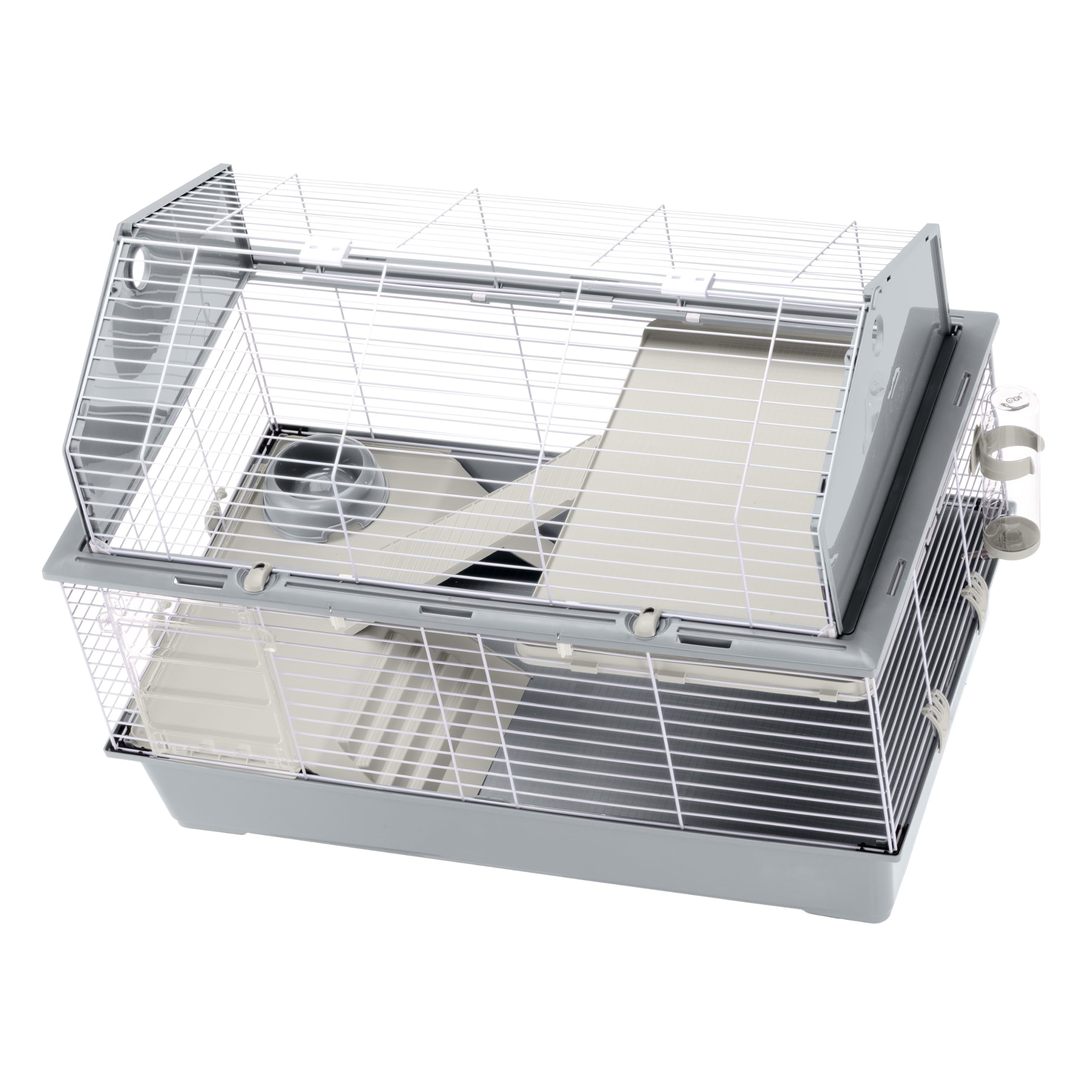ferplast-barn-100-cage-2-tages-96x57x73-cm-pour-lapins-et-petits-animaux-avec-to image 6