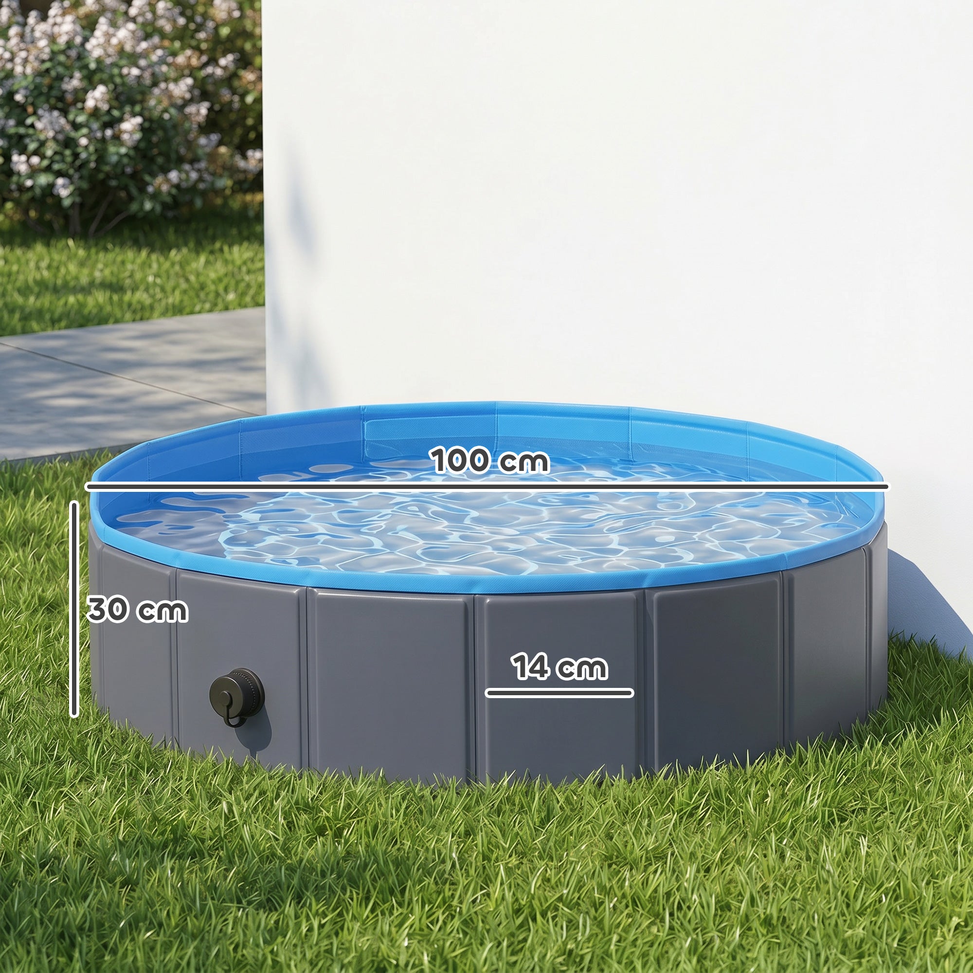 pawhut-piscine-chien-pliable-100x30-cm-pvc-antid-rapante-bleue image 5