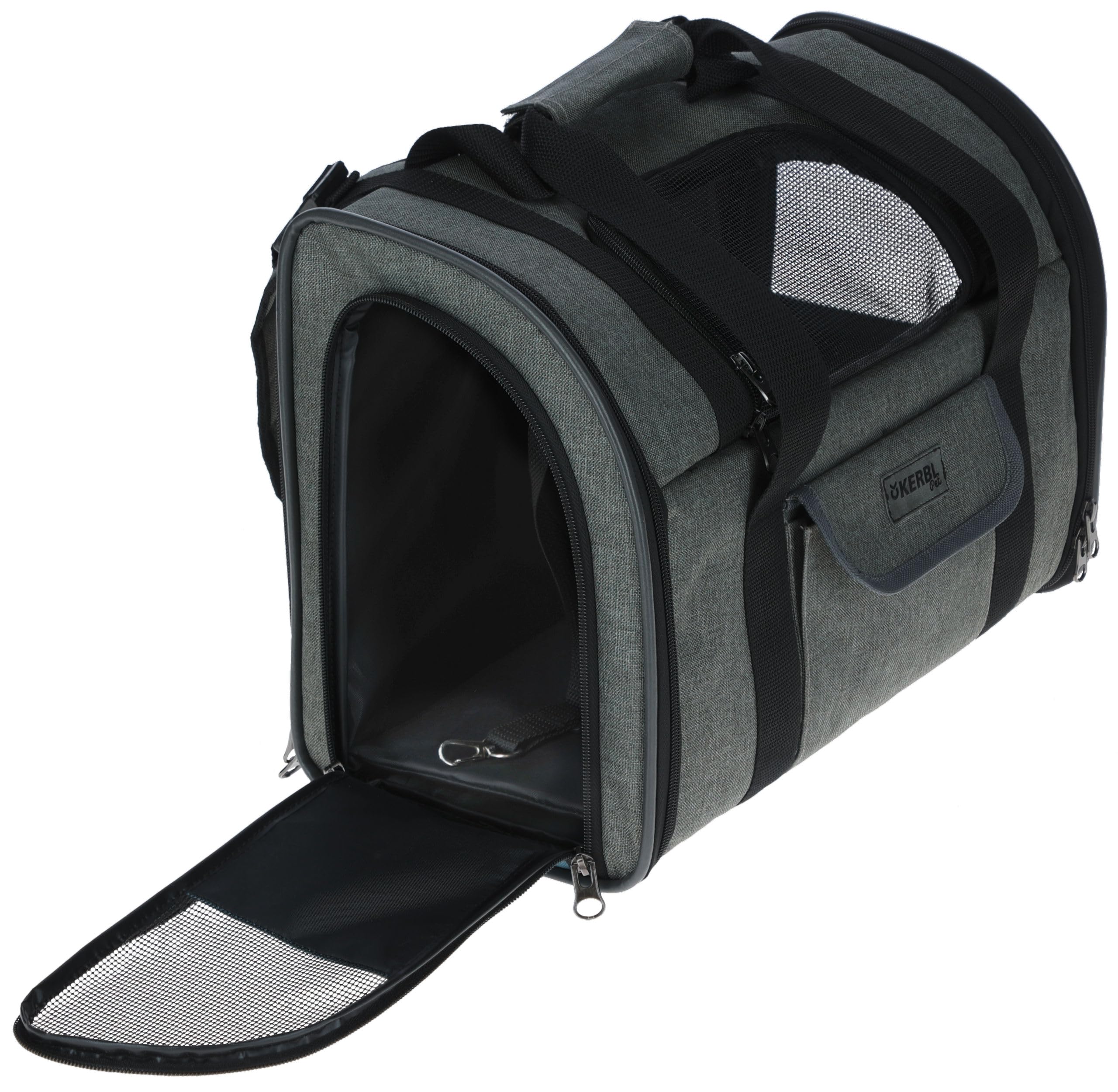 kerbl-sac-dos-pour-chien-vacation-gris-bleu-43x24x30-cm image 3