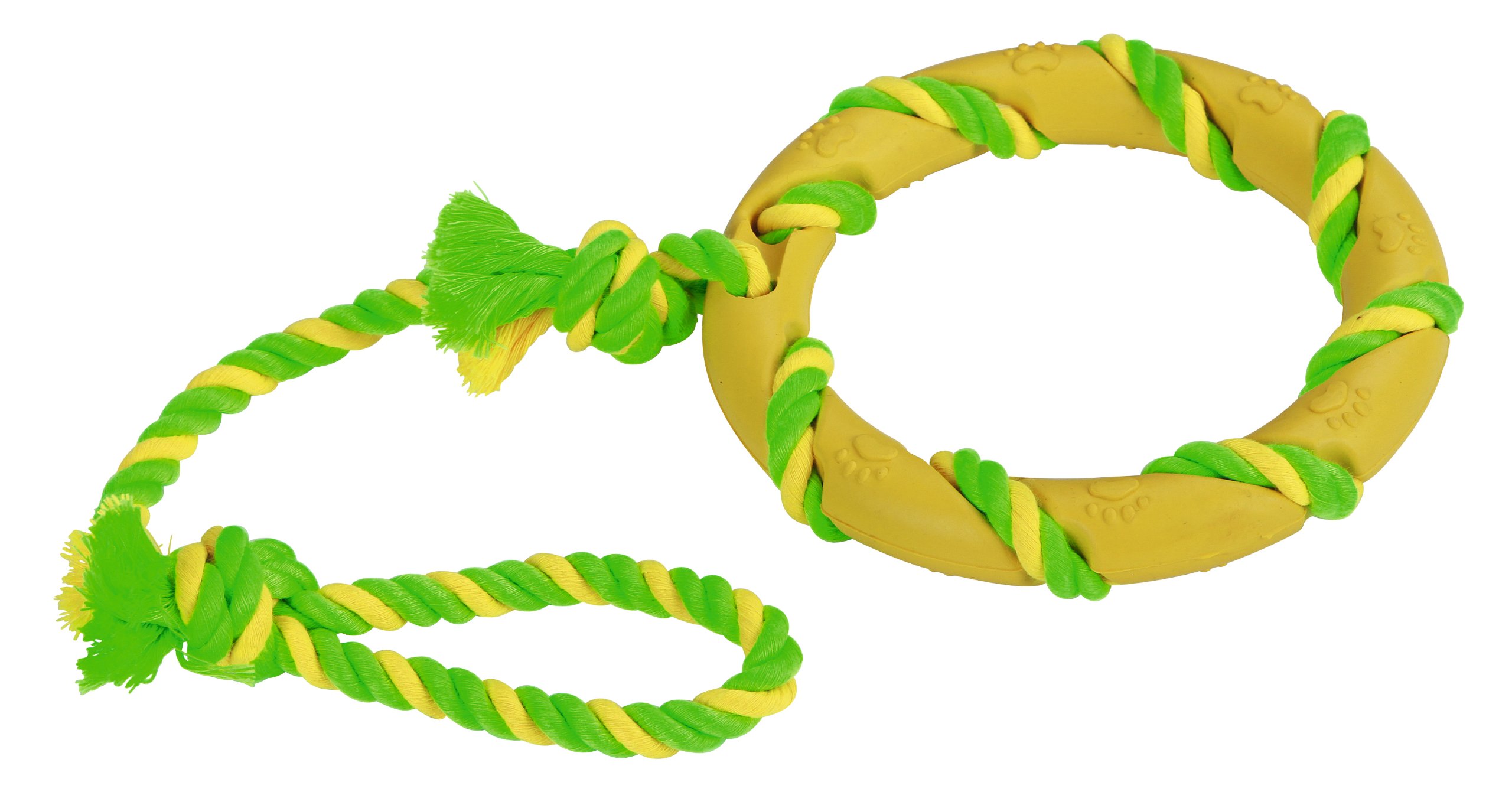 kerbl-pet-anneau-corde-caoutchouc-coton-47-cm-14-cm image 1