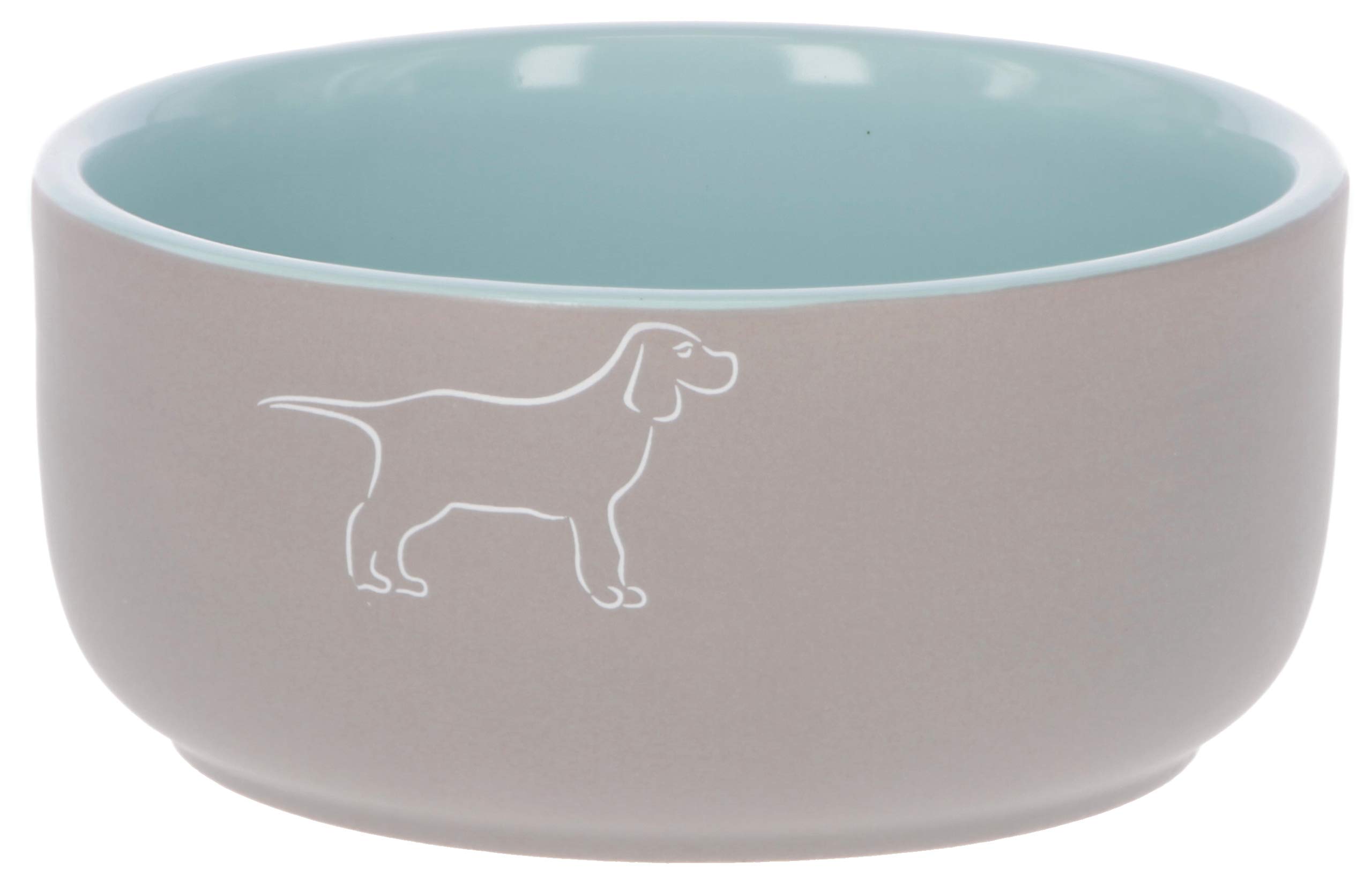 kerbl-pet-gamelle-en-c-ramique-spirit-gris-turquoise-500-ml image 1