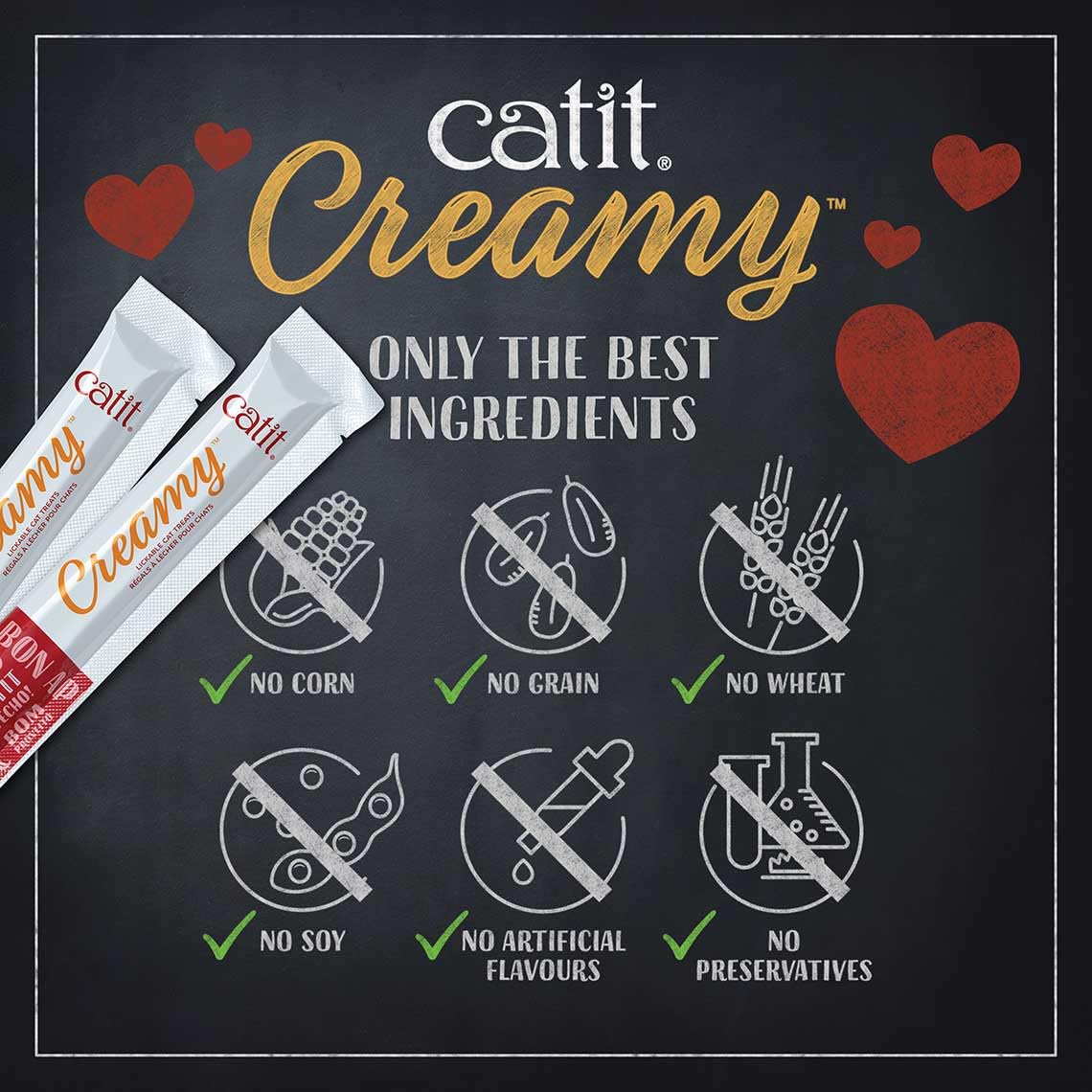 catit-creamy-au-thon-lot-de-4-friandises-l-cher-pour-chat-sans-c-r-ales-la-tauri image 4