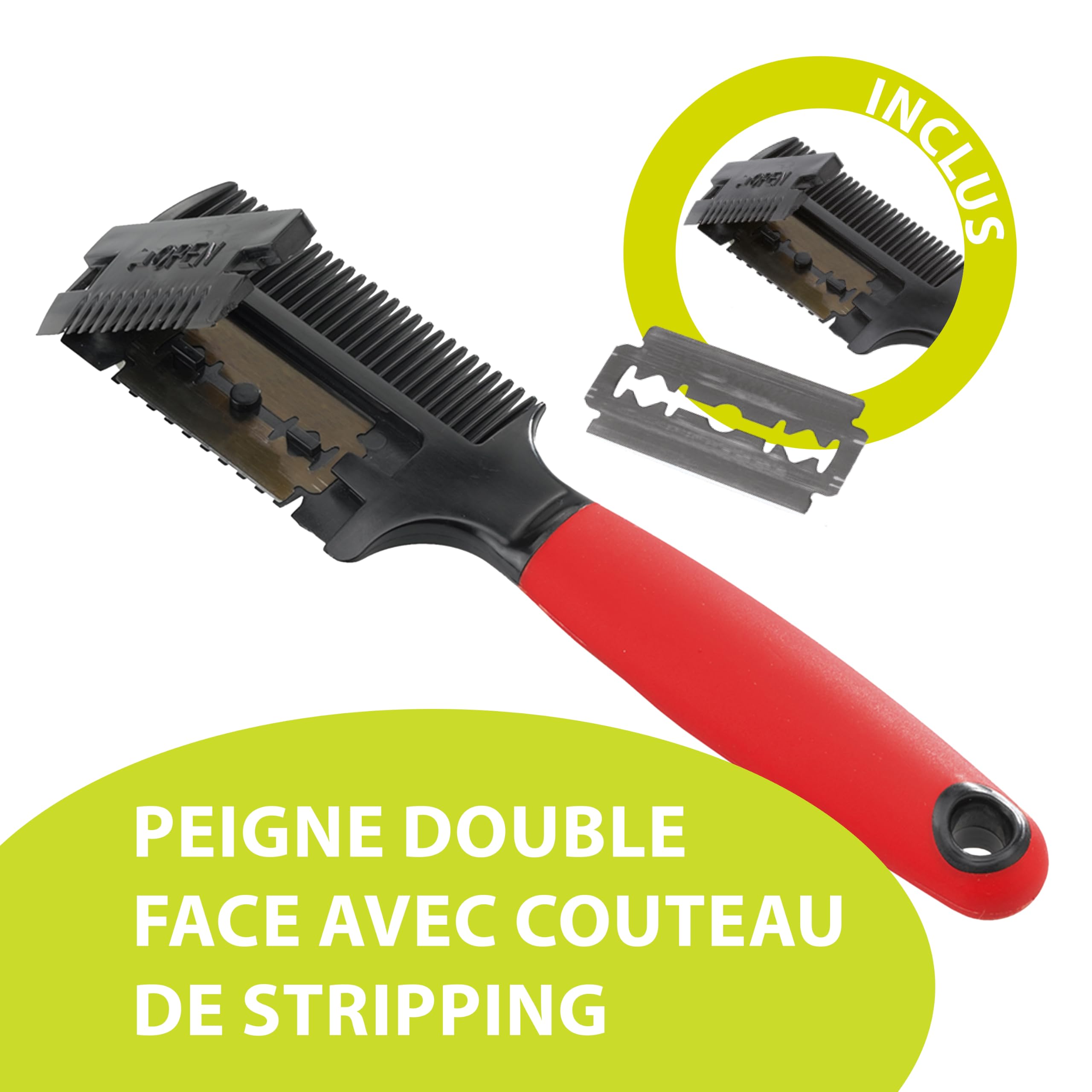 ferplast-peigne-chien-chat-double-avec-lame-gro-5991 image 5