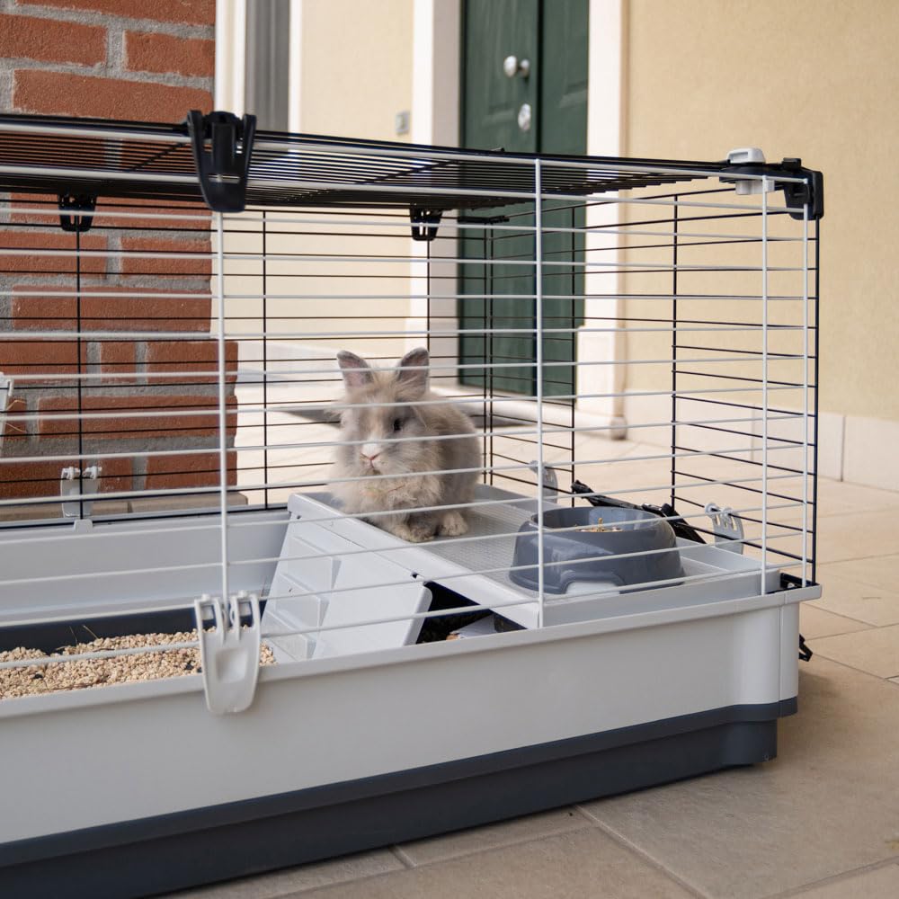 ferplast-krolik-large-cage-pour-lapins-cochons-d-inde-et-petits-animaux-100-x-60 image 5