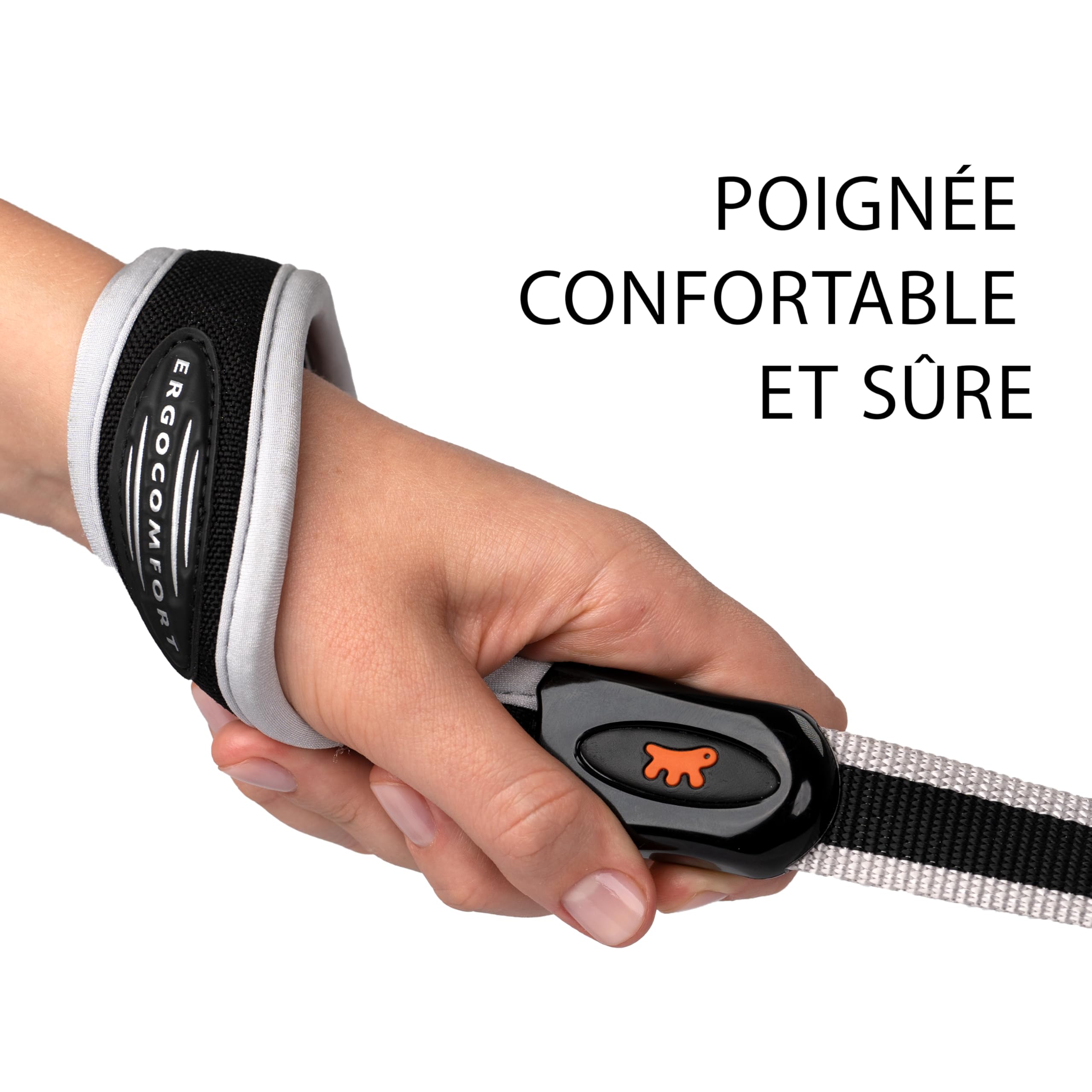 ferplast-laisse-chien-nylon-ergocomfort-120-cm-x-1-5-cm-argent image 5