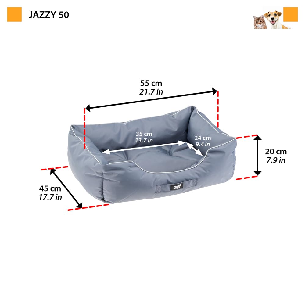 ferplast-oscar-55-coussin-panier-petit-chien-anti-rayures-imperm-able-55-x-45-x- image 2