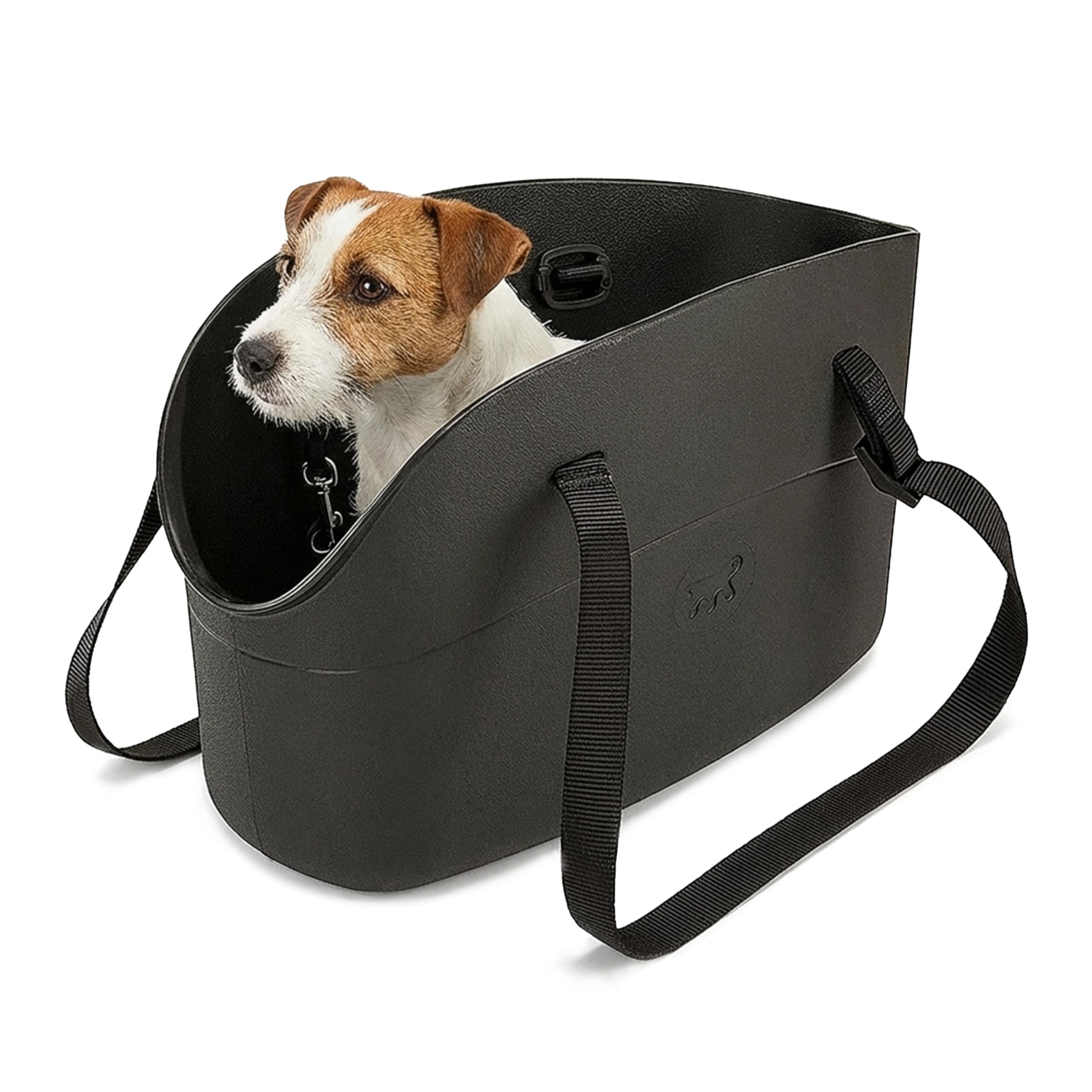 ferplast-with-me-sac-de-transport-chien-chat-jusqu-8-kg-43-5-x-21-5-x-27-cm-noir image 1