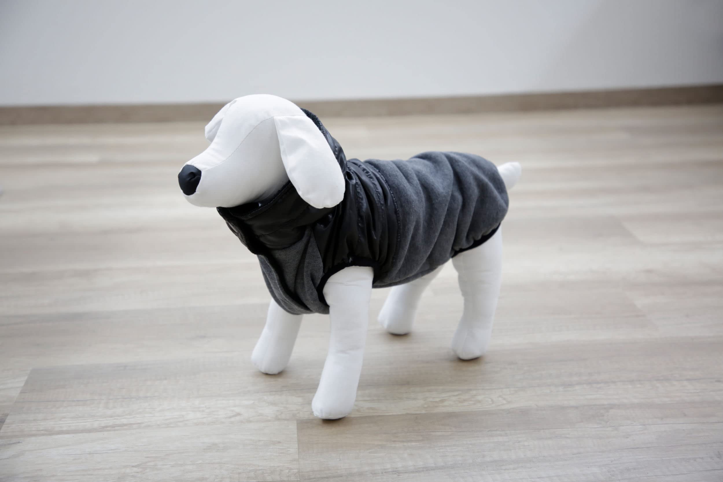 kerbl-quebec-manteau-pour-chien-gris-noir-taille-l-45-cm image 6