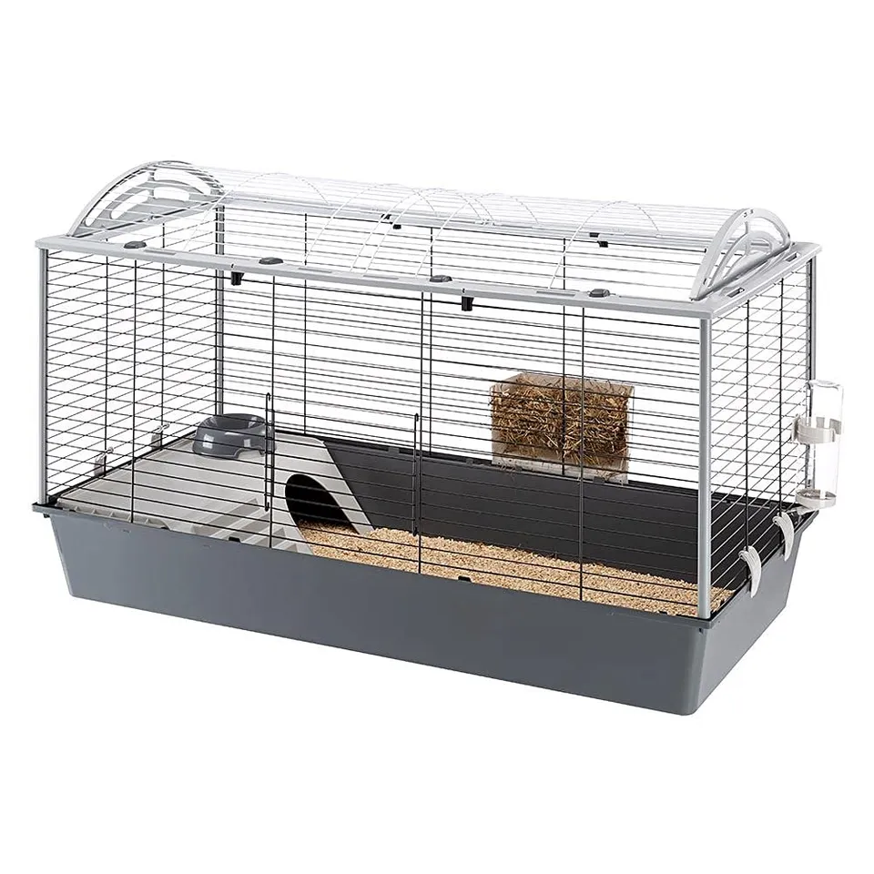 ferplast-casita-100-cage-lapins-cochons-d-inde-119-x-58-x-h-75-5-cm-accessoires image 1