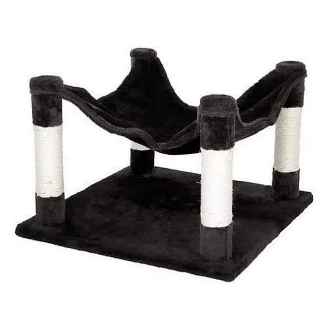 kerbl-pet-samira-hamac-pour-chat-anthracite-49x49x32-cm image 1