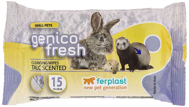 ferplast-genico-fresh-15-small-pets-lingettes-humides-pour-rongeurs image 1