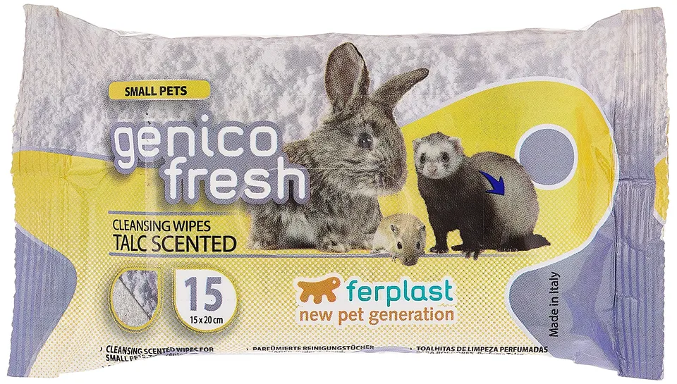 ferplast-genico-fresh-15-small-pets-lingettes-humides-pour-rongeurs image 1