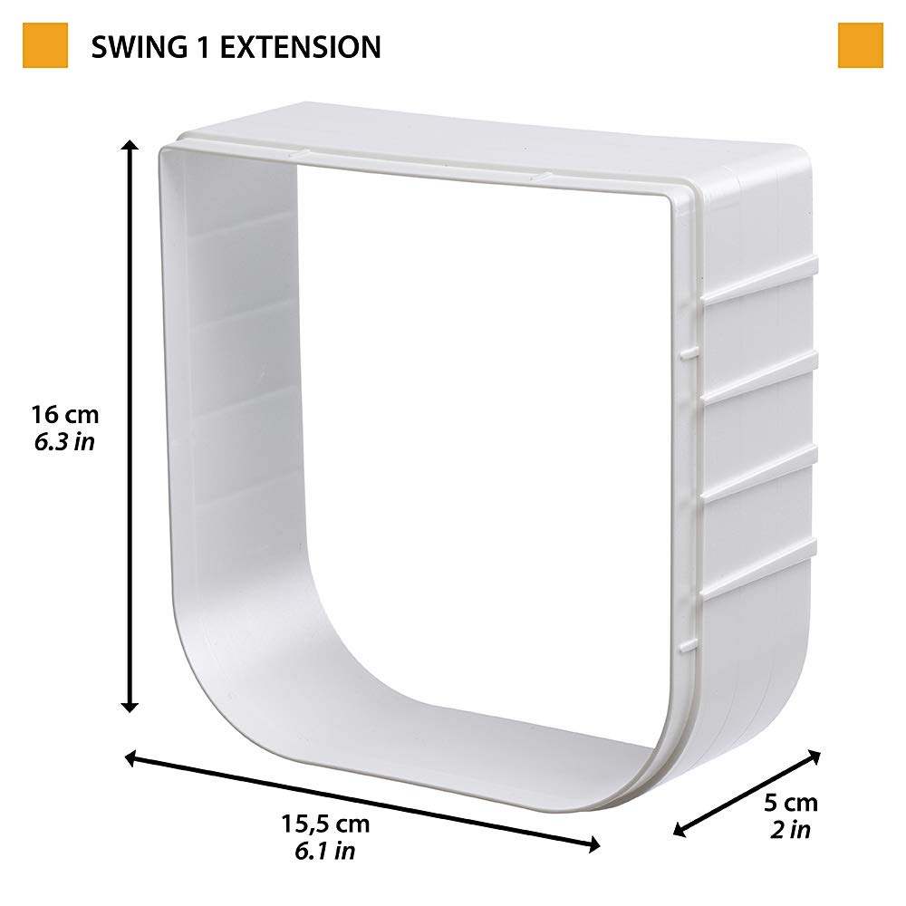 ferplast-extension-tunnel-chati-re-swing-1-blanche-15-5-x-5-x-h-16-cm image 2