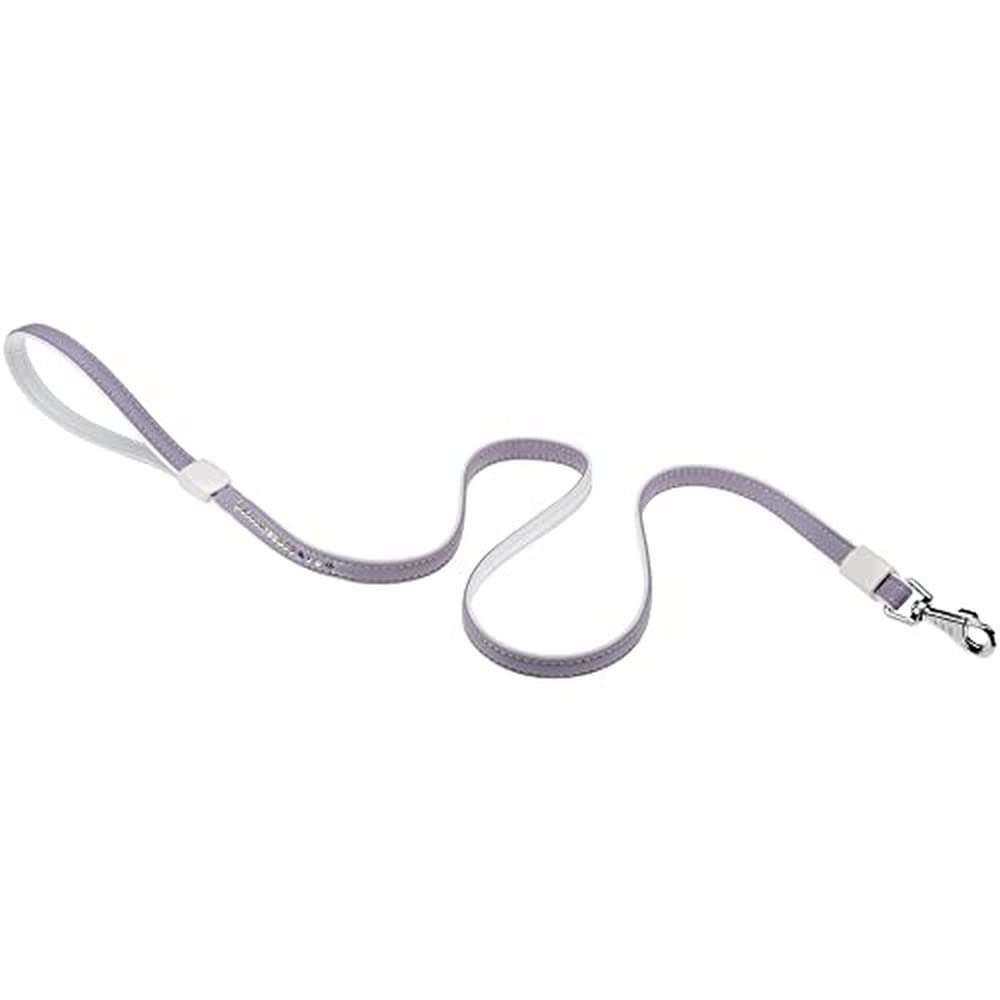 ferplast-lux-laisse-chien-cuir-synth-tique-strass-lilas-12-mm-x-110-cm image 5