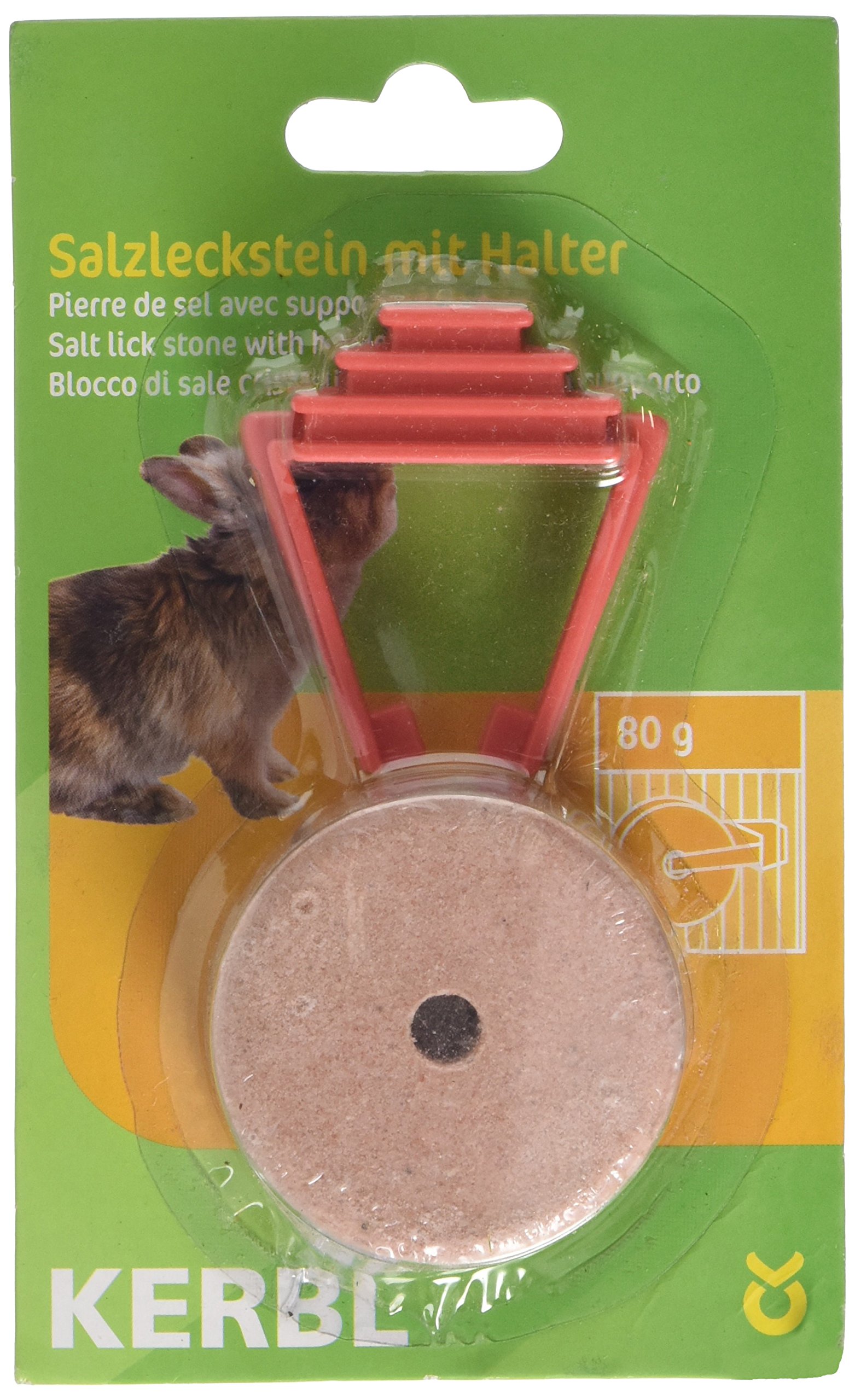 kerbl-sel-l-cher-petits-animaux-80-g-avec-support-lot-de-2 image 1