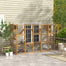 pawhut-enclos-ext-rieur-catio-avec-toit-tanche-plateformes-et-ponts-300x95x188-c image 4