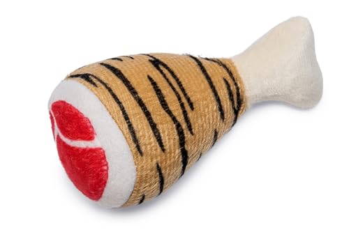 karlie-jouet-en-peluche-tigre-pour-chien-avec-couineur-14-x-8-x-6-cm image 4