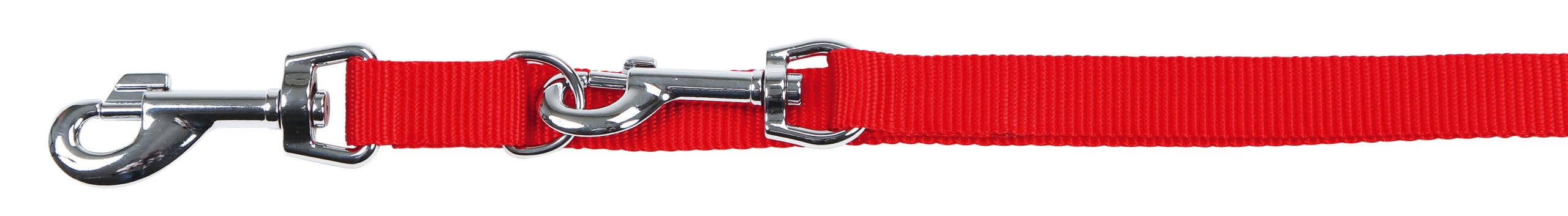 kerbl-miami-laisse-chien-nylon-rouge-200-cm-x-15-mm-3-positions image 1