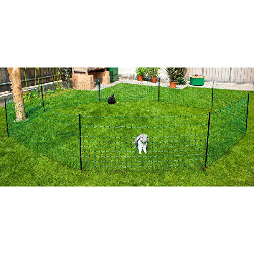 kerbl-filet-simple-pointe-pour-lapin-vert-50-m-65-cm image 7
