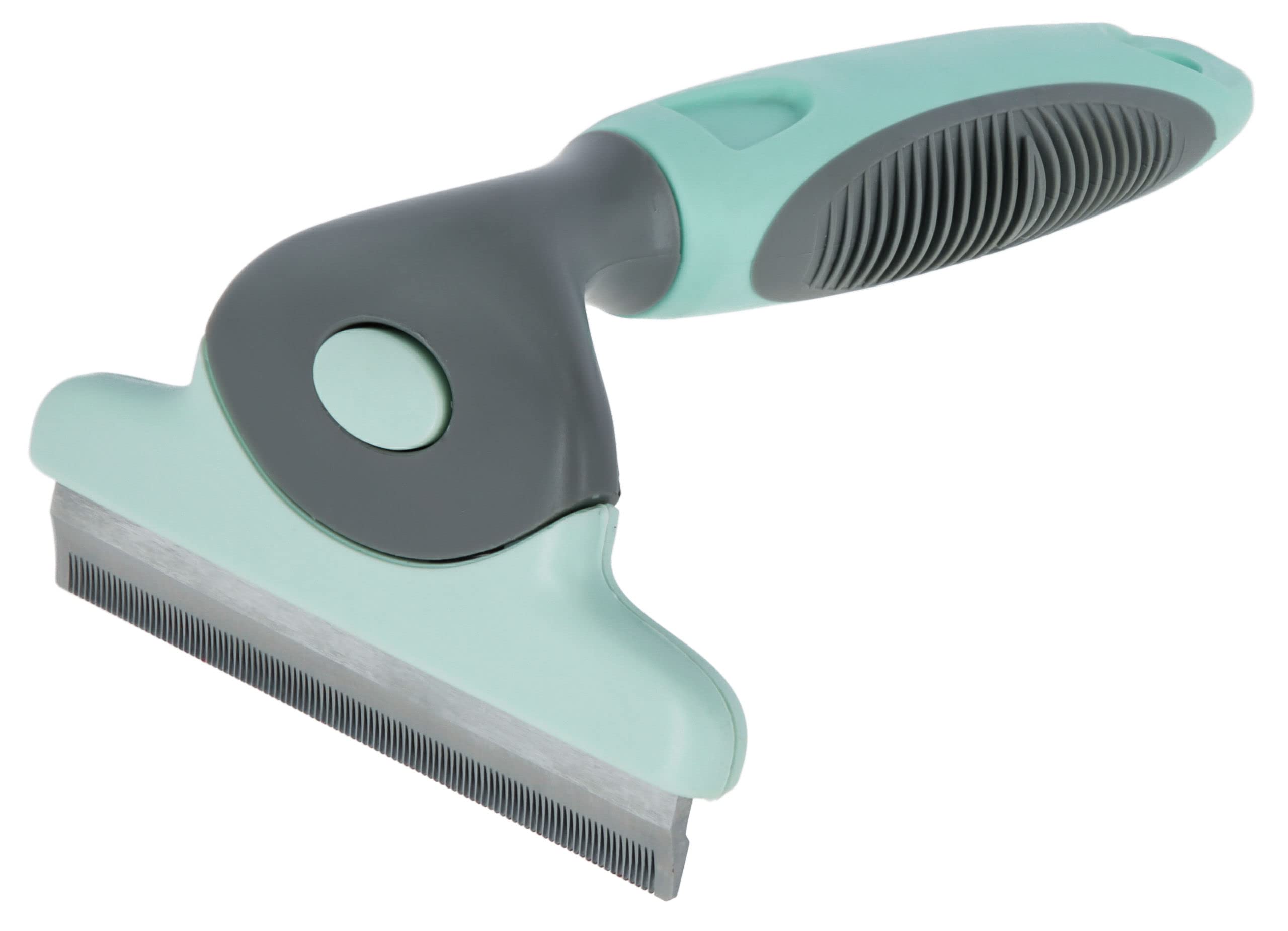 kerbl-brosse-pelage-turquoise-gris-15-x-7-5-cm image 2