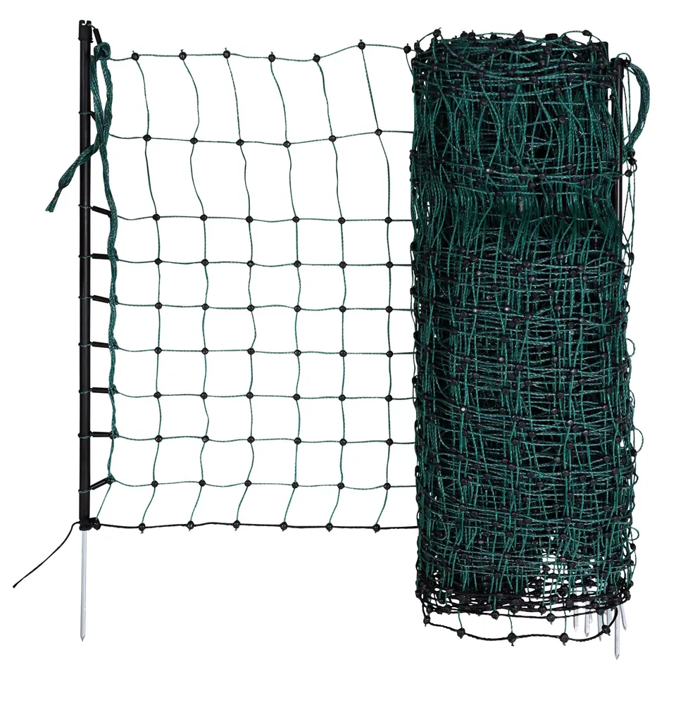 kerbl-filet-pour-lapins-lectrifiable-65-cm-vert-50-m-simple-pointe-15-piquets image 1