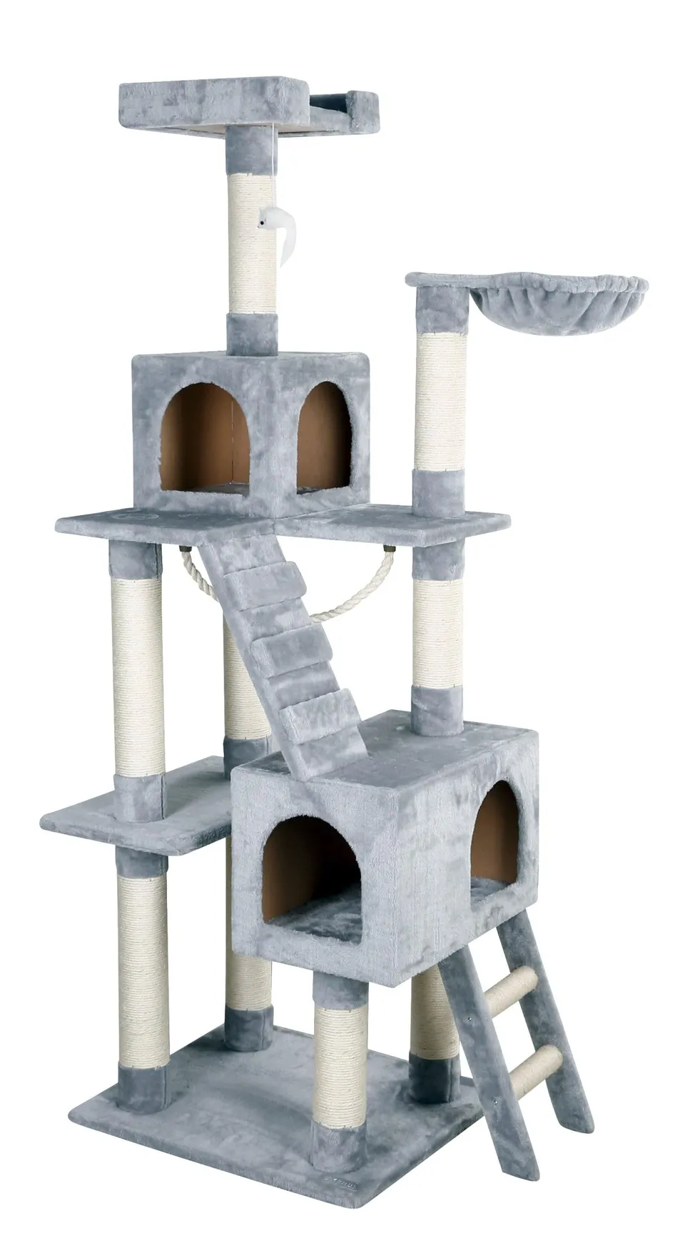 kerbl-pet-square-arbre-chat-178-cm-gris-clair image 1
